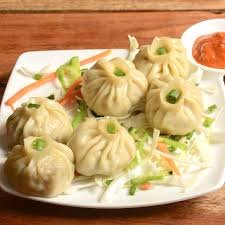 Steamed Veg Momos  (6 Pcs.)